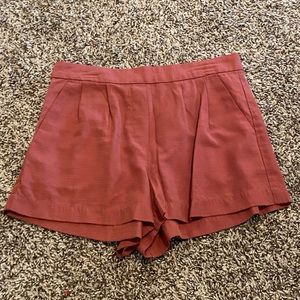 Forever 21 Contemporary Burnt Orange Shorts
